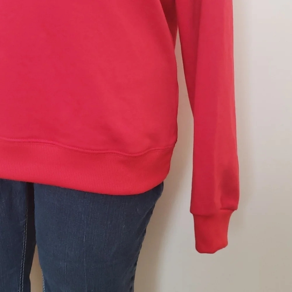 Red Ghost Print Crewneck Sweater - Picture 9 of 13